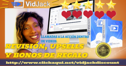 VIDJACK. Crea llamadas a la acción dentro de tu video