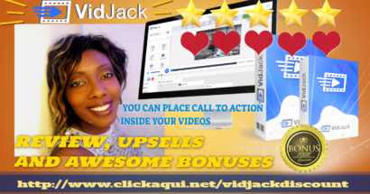 VIDJACK. Review y Bonos. CALL TO ACTION INSIDE A VIDEO