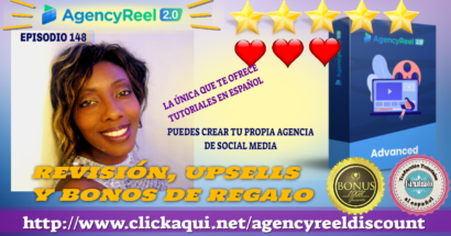 REview y bonos de Regalo. AgencyReel