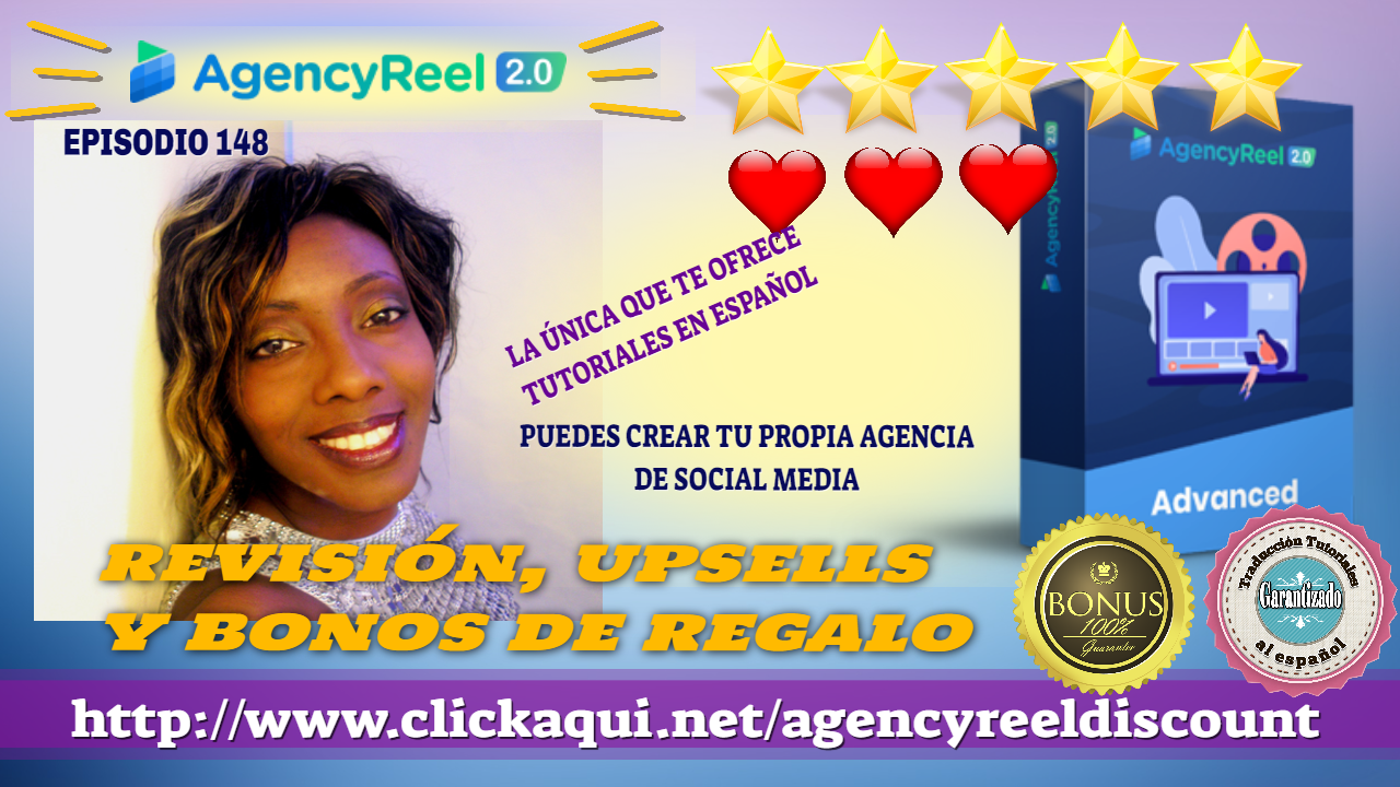 REview y bonos de Regalo. AgencyReel