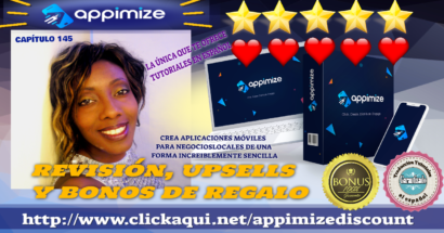 ☑️✨✨⭐️⭐️ Crea APLICACIONES MOVILES. APPIMIZE Review y b0nuses