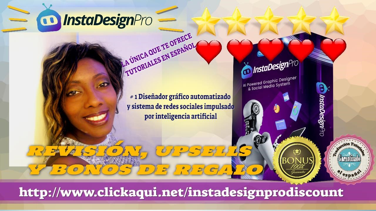 ☑️⭐️⭐️🌟🌟🌟INSTADESIGNPRO. Increibles bonos y honesta review